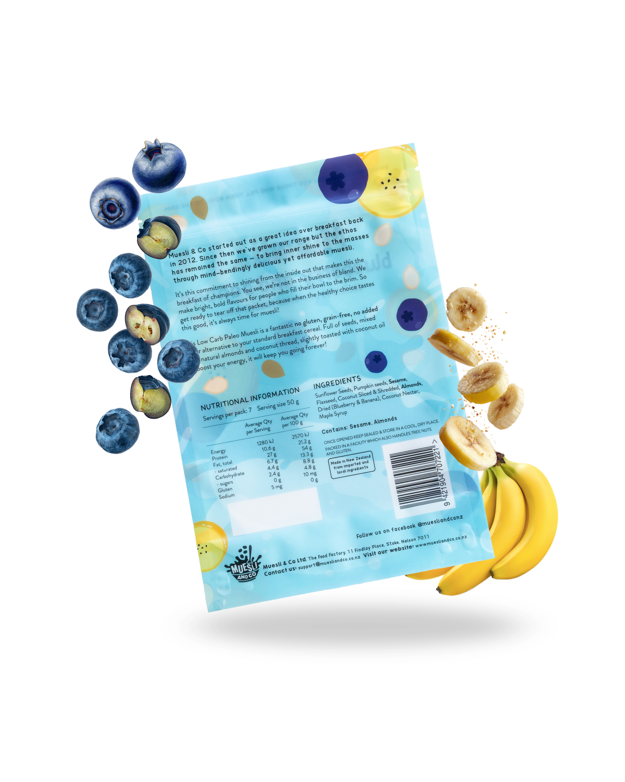 Blueberry & Banana Muesli
