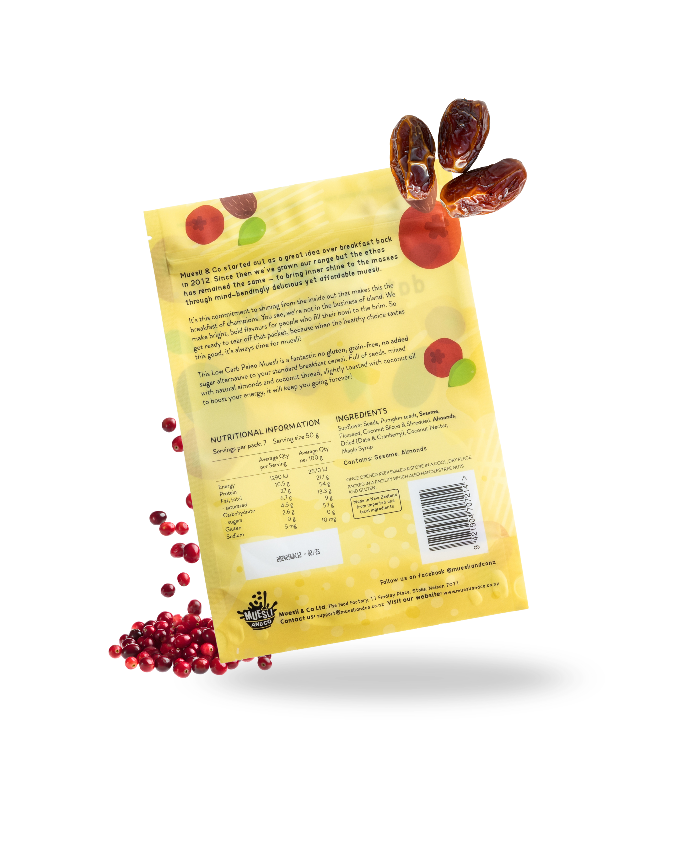 Date & Cranberry Muesli